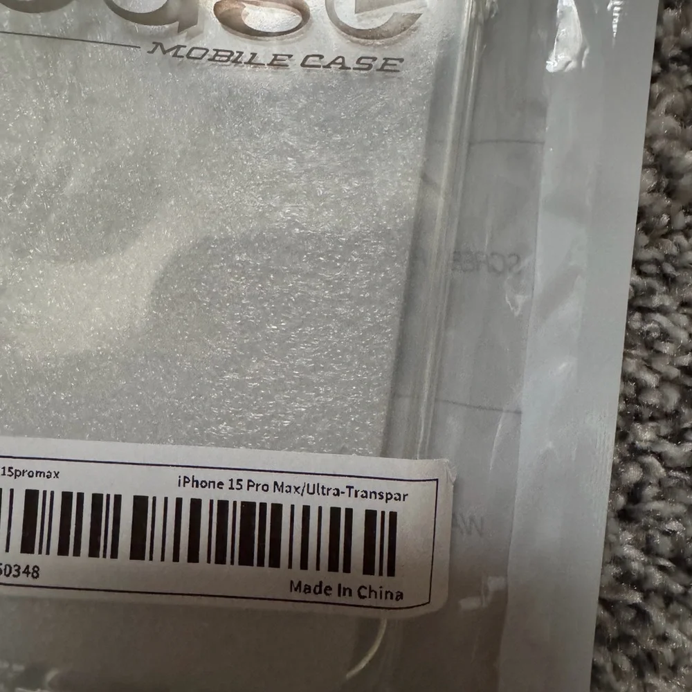 Brand New! Never Used! iPhone 15 Pro Max Clear Case